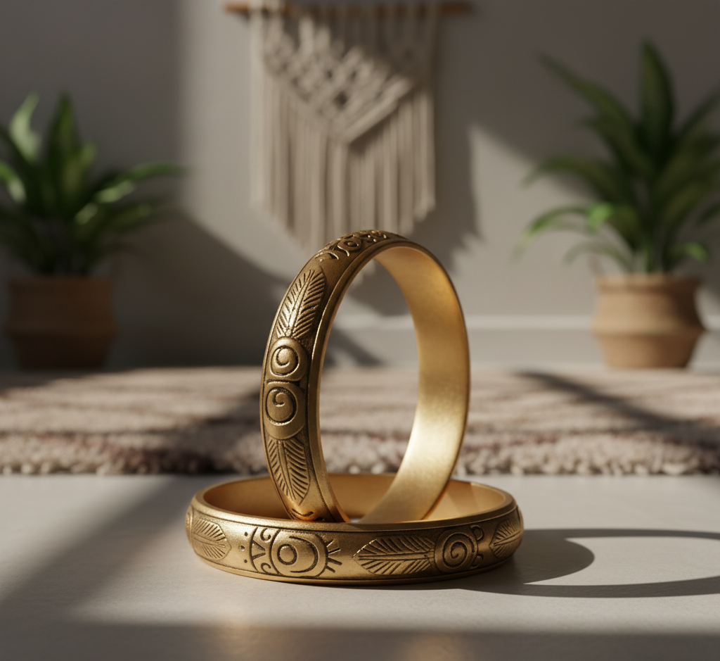 Kundan and Gemstone Bangle