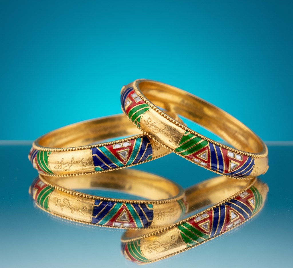 Open Cuff Gold Bangle