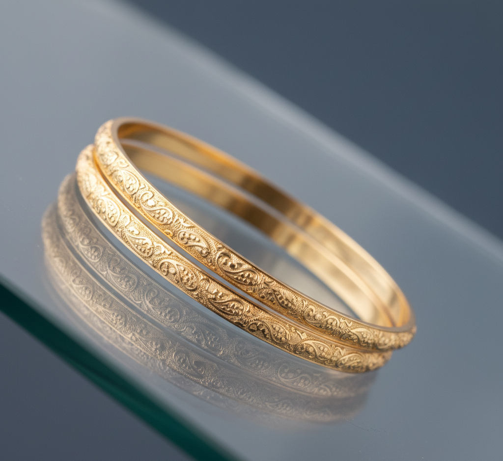 Detailed Filigree Bangle