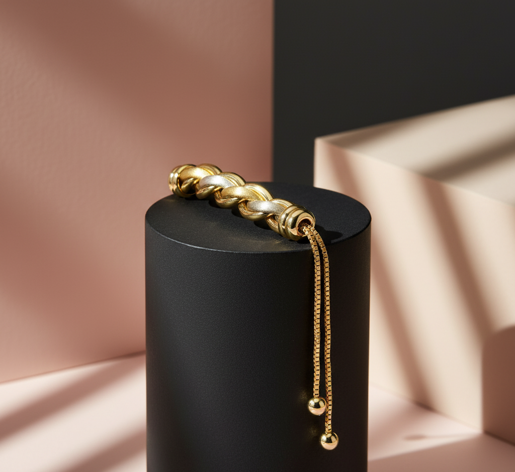 Heavy Gold Link Bracelet