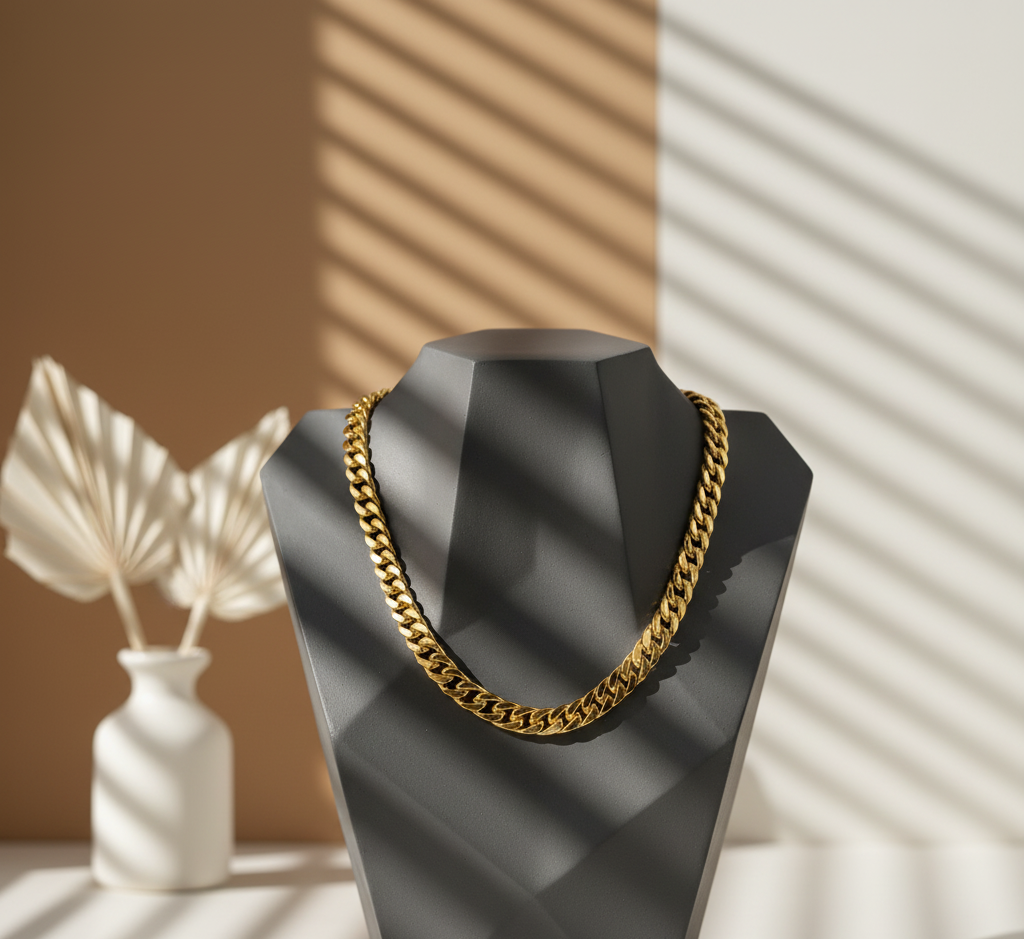 Bezel Set Diamond Chain
