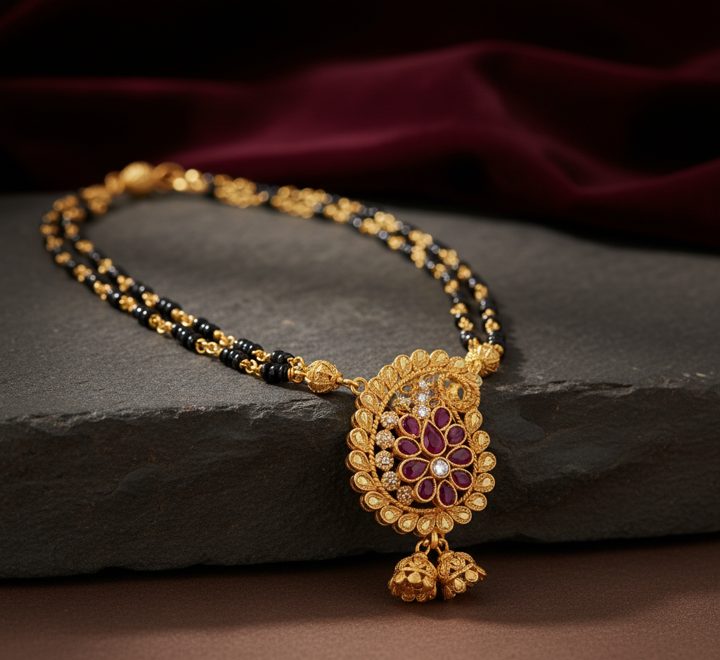 Paisley Floral Mangalsutra