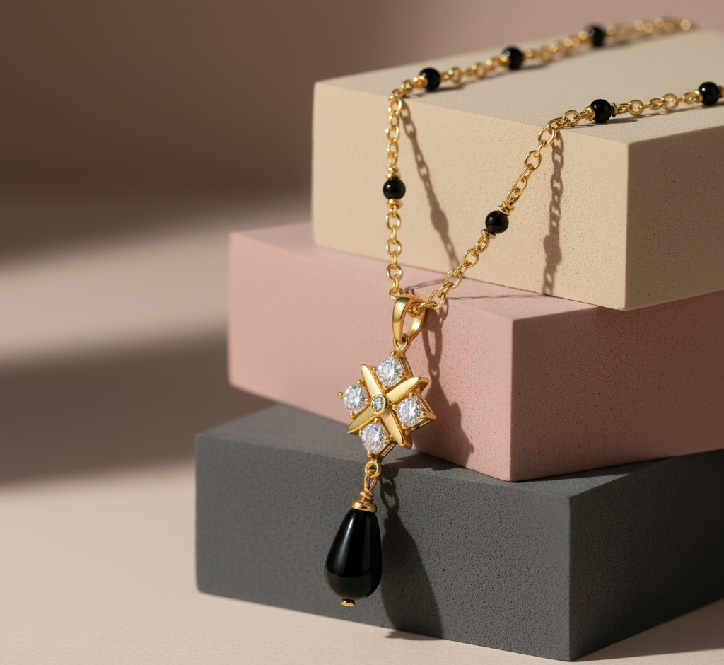 Floral Star Mangalsutra