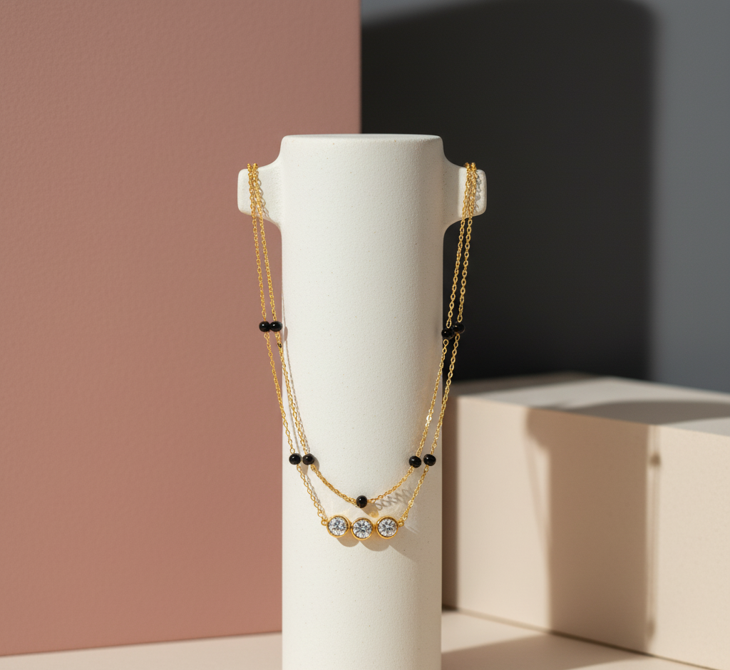 Elegant Trio CZ Mangalsutra