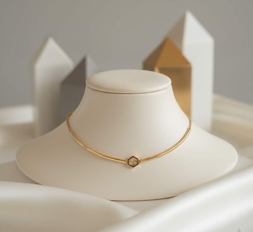 Minimal Hexagon Choker