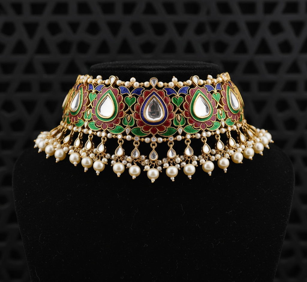 Royal Enamel Choker