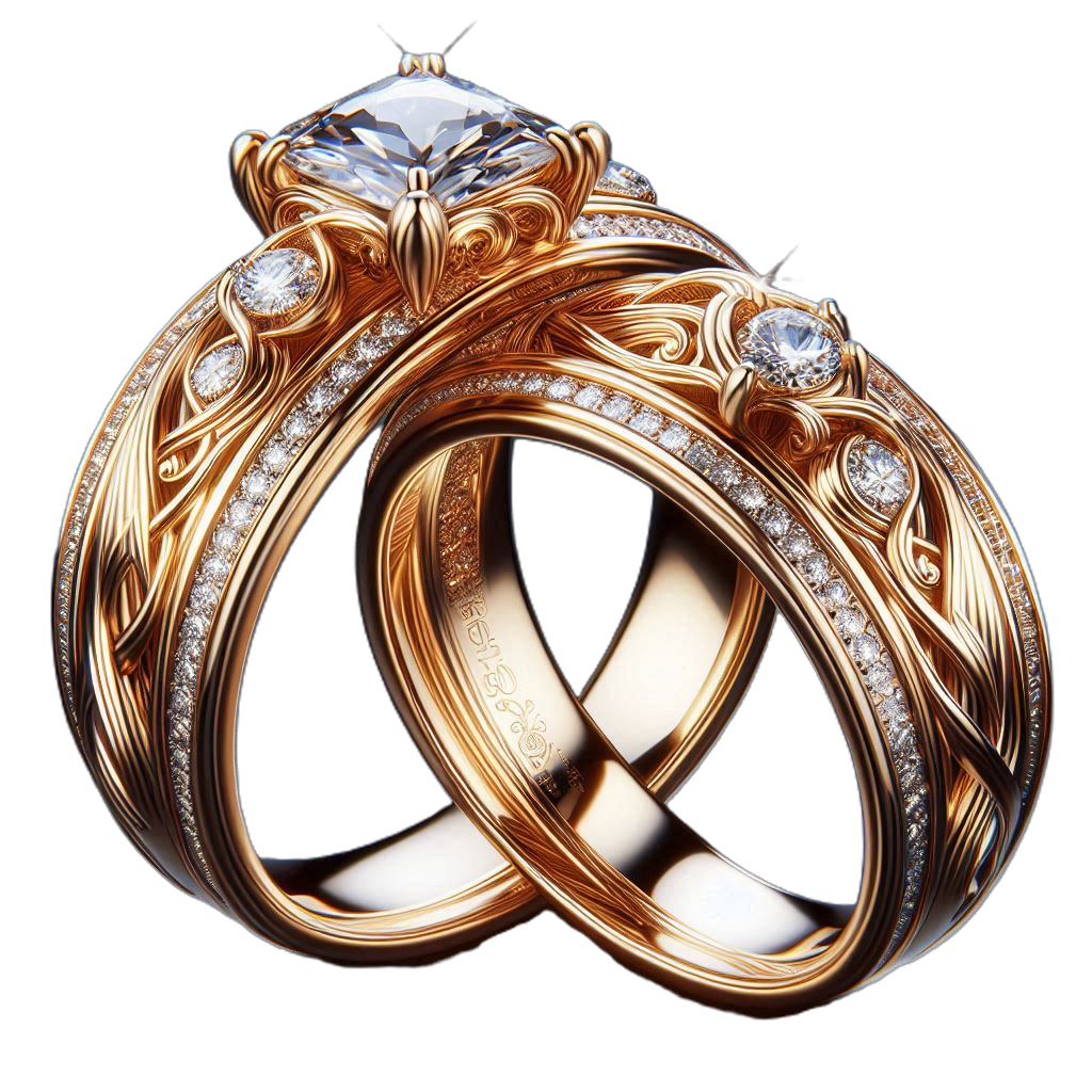 Gold rings