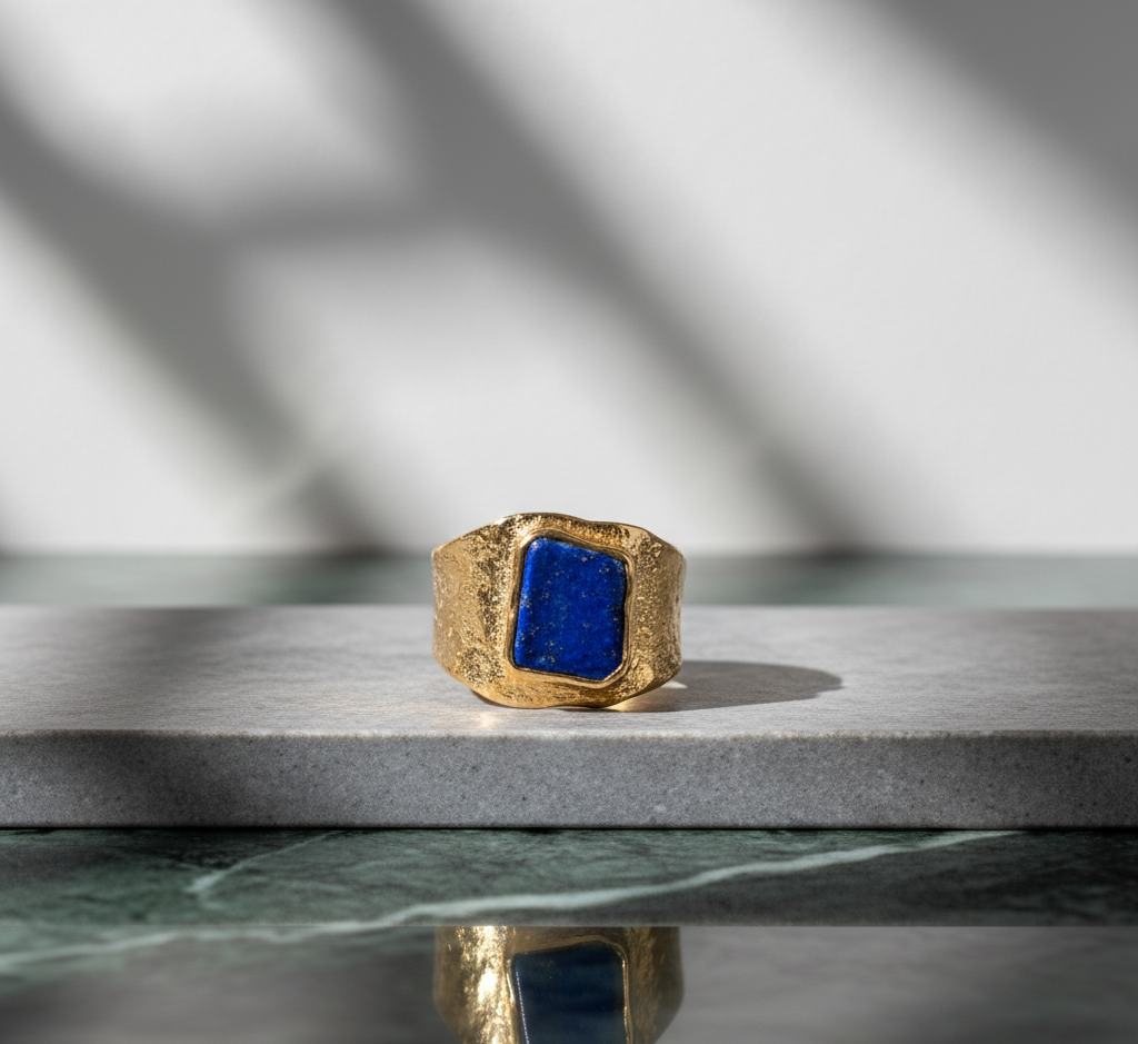 Lapis Lazuli Statement Ring