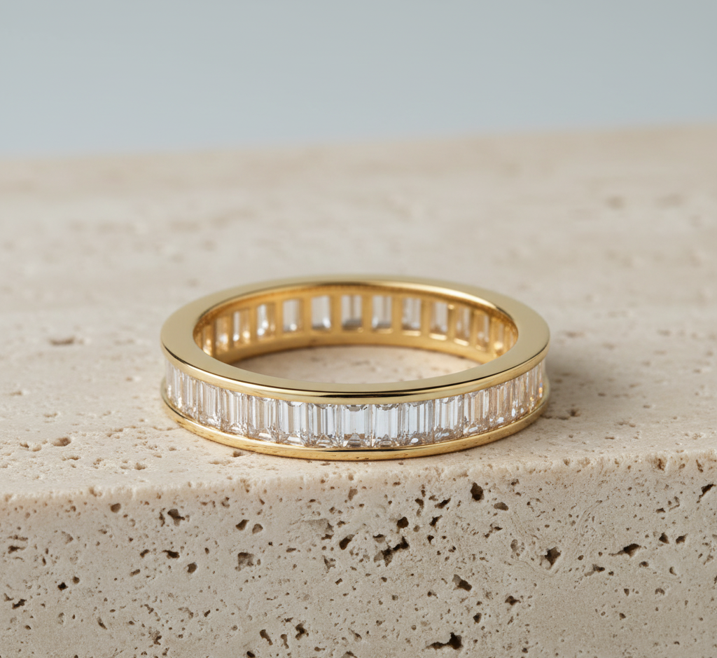 Single Baguette Eternity Band